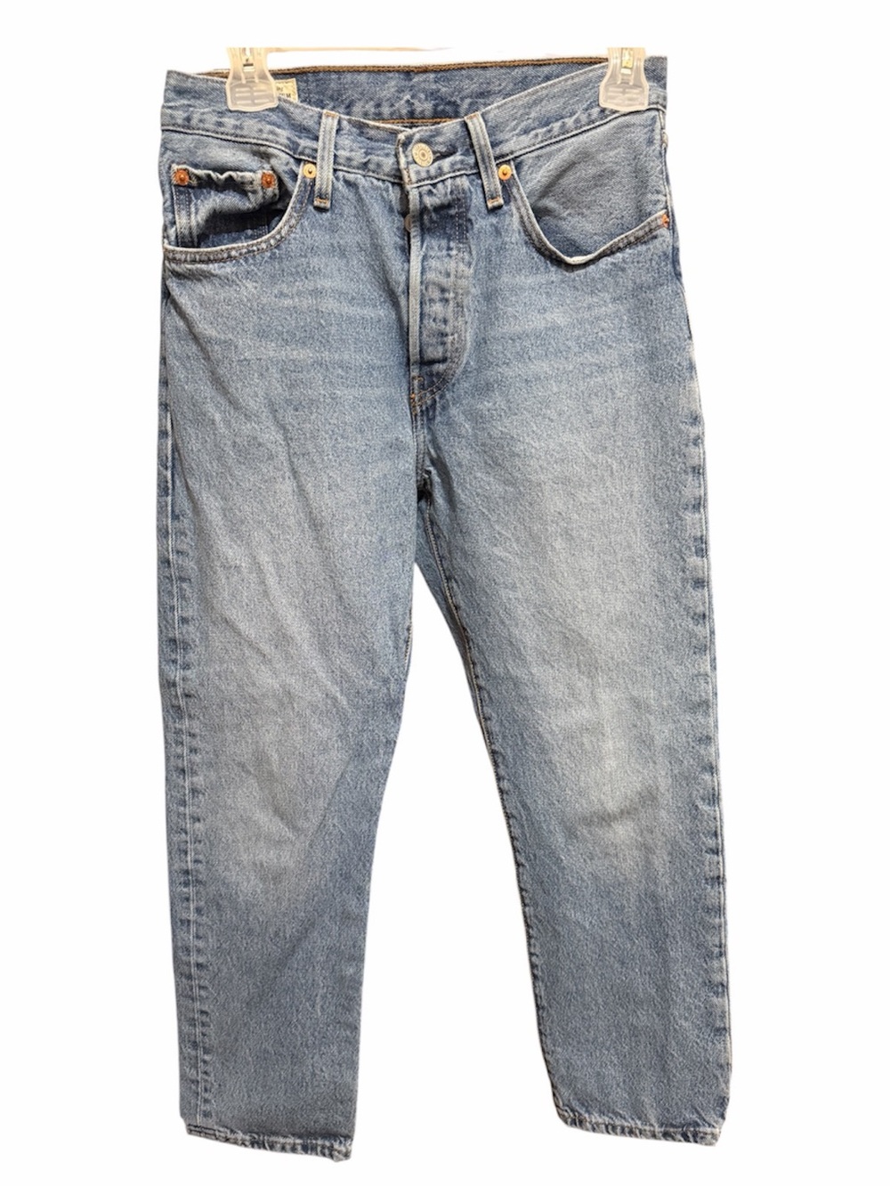Levi's Women's Straight Leg Jeans in Light Blue Denim